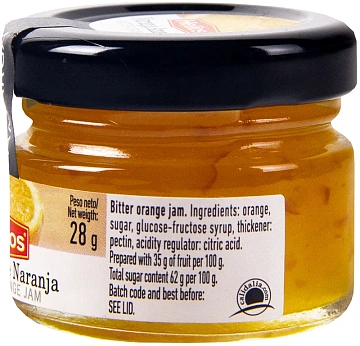 Конфитюр Helios горький апельсин, 28г х 24шт, стекло