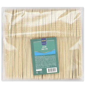 Нож одноразовый Диапазон деревянный, 14см, 100шт/уп