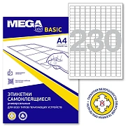 Этикетки самокл. ProMEGA Label BASIC 18х12 мм/230шт. на листе А4 50листов