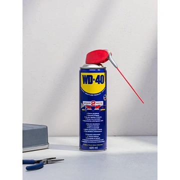 Средство WD-40 универсальное, 420 мл, для тысячи применений в офисе, быту, производстве, WD0002/2
