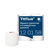 Бумага туалетная Торк/Tellus T4 2сл бел вт 23м 184л 4рул/уп 24уп/бл 120158