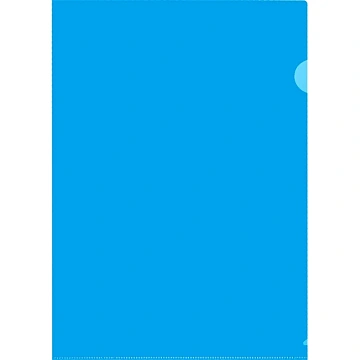 Папка уголок , 150 мкм, синий 10шт/уп Россия