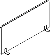 Экран акустический XAFP 1260.1 Красный 26-22 1200х30х600 RAND Acoustic