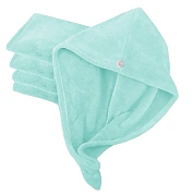 Tarrington House Полотенце для волос светло-голубое из микрофибры, 25 x 60см