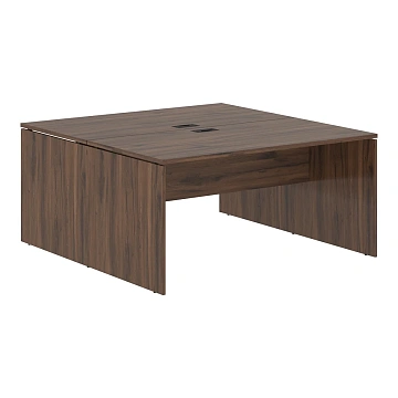 Стол двойной ED2ST 1580 Дуб Денвер тёмный/Черный 1560х1606х750 EDIS