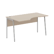 Стол прямой СА-2P(L) Мокачино/Алюминий 1600х900х755 IMAGO PLUS