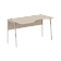 Стол прямой СА-2P(L) Мокачино/Алюминий 1600х900х755 IMAGO PLUS