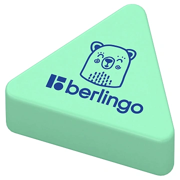 Ластик Berlingo 'Zoo', треугольный, термопластичная резина, 28*24*10мм