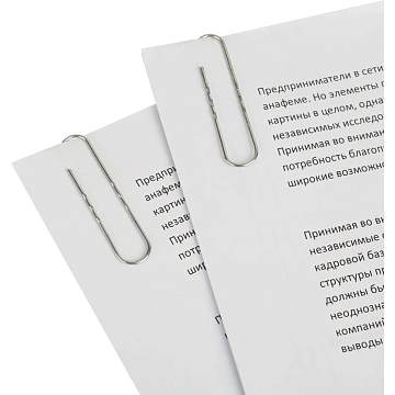 Скрепки оцинкованные, 50 мм, гофрирован., 100 шт/уп