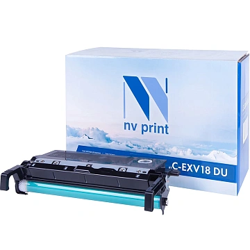 Барабан Nv Print CEXV18DU, черный, совместимый