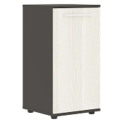 Шкаф малый узкий ELCS 42.1 Ясень Траун/Белый/Мокко 426х430х832 EDIS