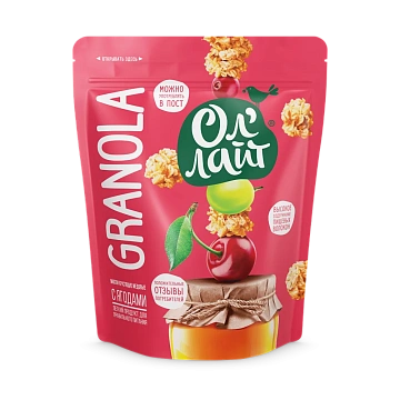 Гранола-мюсли Ол`лайт Медовая с ягодами, 280г