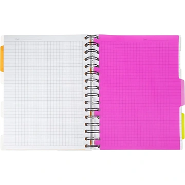 Бизнес-тетрадь 140л,кл,А5,SPIRAL BOOK Салатовый,евросп,обл.пл,раздел.84108