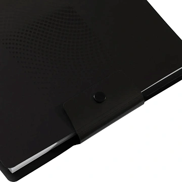 Ежедневник недатированный ATTACHE Digital черный,А5, 272стр., на кольцах