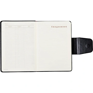 Ежедневник недатированный A5, Prestige черный, 160 л. 3-352/01