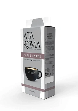Кофе Alta Roma Caffe Latte молотый, 250г