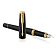 Ручка перьевая PARKER 'Urban Core Muted Black GT', черный матовый лак, позолота, синяя, 1931593