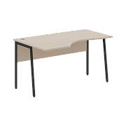 Стол прямой СА-2P(L) Мокачино/Антрацит 1400х900х755 IMAGO PLUS
