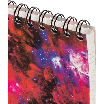 Блокнот 120л,А6,Space Galaxy,белый