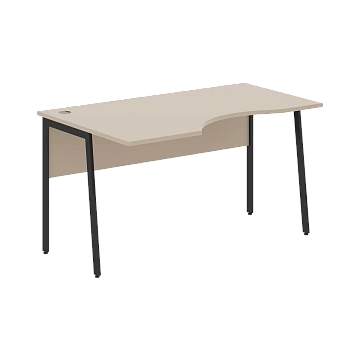 Стол прямой СА-2P(L) Мокачино/Антрацит 1400х900х755 IMAGO PLUS