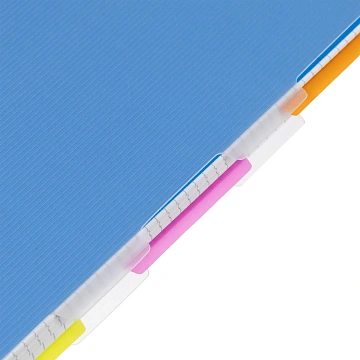 Бизнес-тетрадь 140л,кл,А4,SPIRAL BOOK Синий,евроспир,обл.пласт,раздел.84101