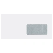 Конверт E65, OfficeSpace, 110*220мм, б/подсказа, с прав. окном, отр. лента, внутр. запечатка, 1000шт