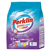 Стиральный порошок автомат 1,5 кг PERKLIN (ПЕРКЛИН) ULTRA 'Color', УЛУЧШЕННАЯ ФОРМУЛА, универсальный