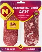 Нарезка Останкино Неаполитанский дуэт сырокопченая, 180г