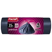 Мешки для мусора Paclan Premium 35л, с завязками, 15шт/уп