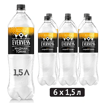 Напиток Evervess Индиан Тоник газированный, 1.5л