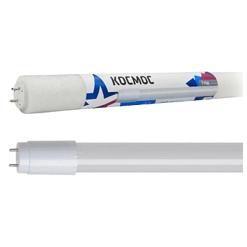 Лампа светодиодная Космос Lksm_LED20wG13T865GL 20Вт G13 Т8 6500К холод.бел