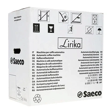 Кофемашина SAECO LIRIKA One Touch Cappuccino, 1850 Вт, объем 2,5 л, емкость для зерен 500 г, автокап