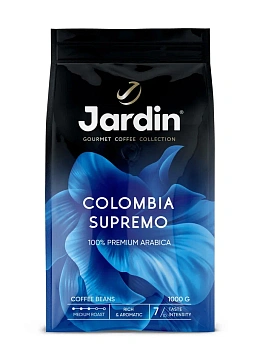 Кофе в зернах JARDIN 'Colombia Supremo' 1 кг, арабика 100%, 0605-8