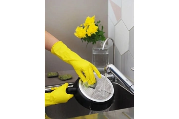 Перчатки хозяйственные Home Queen латекс размер L