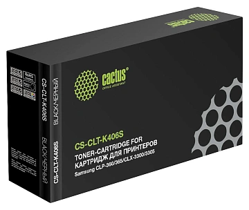 Картридж лазерный Cactus CS-CLT-K406S черный