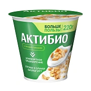 Биойогурт Актибио отруби-злаки 2.9%, 220г