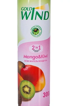 Освежитель воздуха Gold Wind 2 in 1 манго и киви, 300мл, аэрозоль