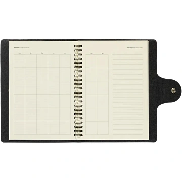 Ежедневник недатированный Fluid Attache Selection бирюз 140х200 мм,192с