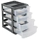 Бокс универсальный большой, 4 выдвижные секции, 37,6х25х35,5 см, М2768