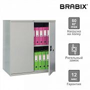 Шкаф металлический (антресоль) BRABIX 'MK 08/46', 830х915х460 мм, 24 кг, 1 полка, разборный, 291137