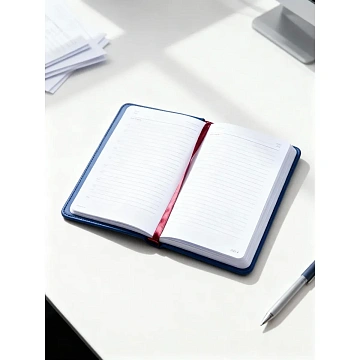 Ежедневник недатированный А5 Sidney Nebraska, син,сер.обрез,272стр 3-128/12