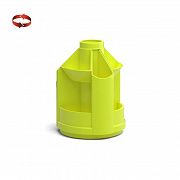 Подставка настольная вращающаяся ErichKrause Mini Desk, Neon Solid, желтый