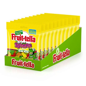 Мармелад Fruittella Звери микс, 150г