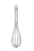 METRO PROFESSIONAL Венчик нержавеющая сталь, 34см