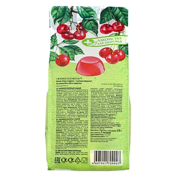 Мармелад Лакомства Для Здоровья Вишня, 170г