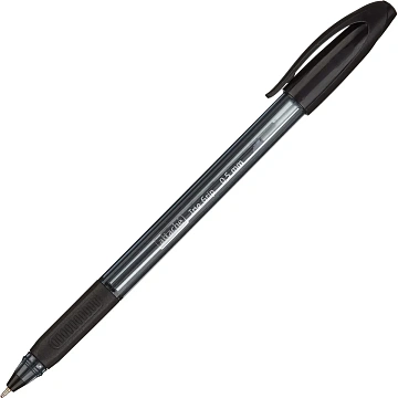 Ручка шариковая неавтомат. Attache Glide TrioGrip 0,5мм,чер,масл,манж
