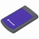 Внешний жесткий диск TRANSCEND StoreJet 2TB, 2.5', USB 3.0, фиолетовый, TS2TSJ25H3P