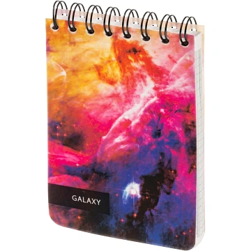 Блокнот 120л,А6,Space Galaxy,белый