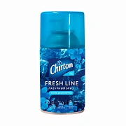 Сменный баллон 250 мл, CHIRTON 'Лазурный бриз', для автоматических освежителей, универсальный, сухое распыление, 4670013302574