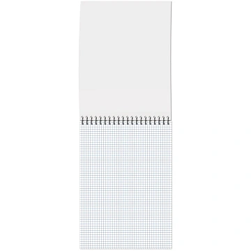 Блокнот А4,60л,клетка,метал.гребень,цв.обложка Forma